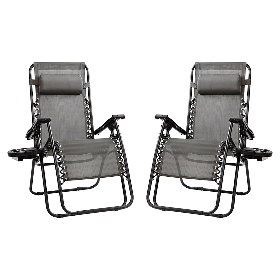 Flash Furniture - Celestial Zero Gravity Chair (set of 2) - Gray_0