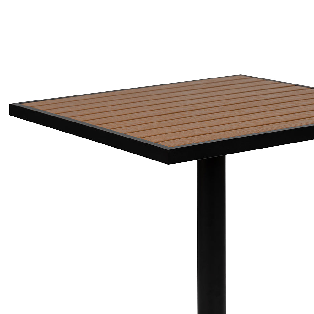 Flash Furniture - Lark Modern Patio Table - Teak_4