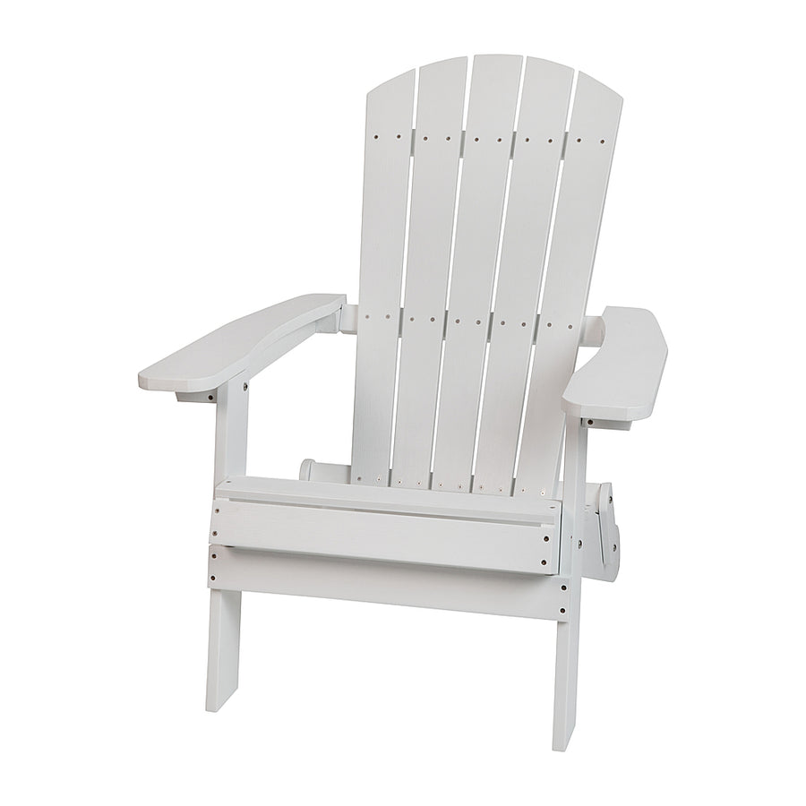 Flash Furniture - Charlestown Adirondack Chair - White_0