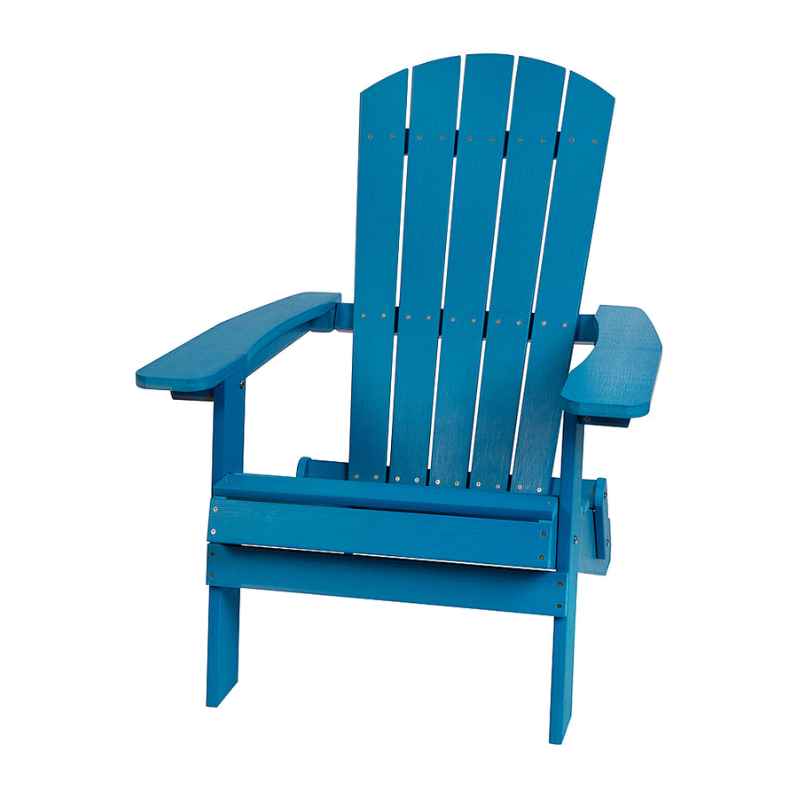 Flash Furniture - Charlestown Adirondack Chair - Blue_0