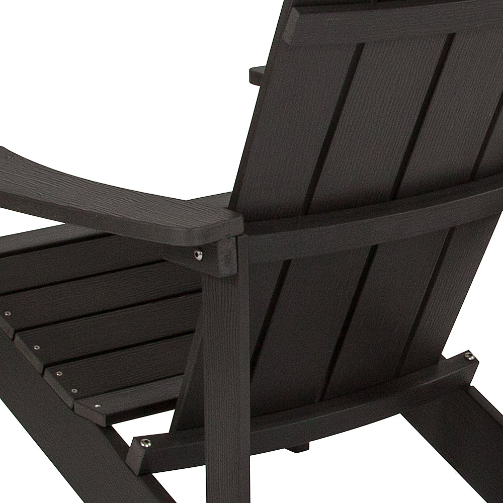 Flash Furniture - Charlestown Adirondack Chair (set of 4) - Slate Gray_1