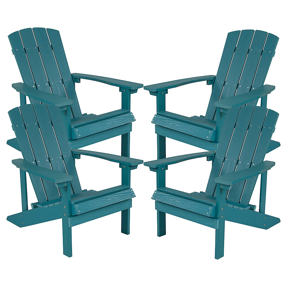 Flash Furniture - Charlestown Adirondack Chair (set of 4) - Sea Foam_0