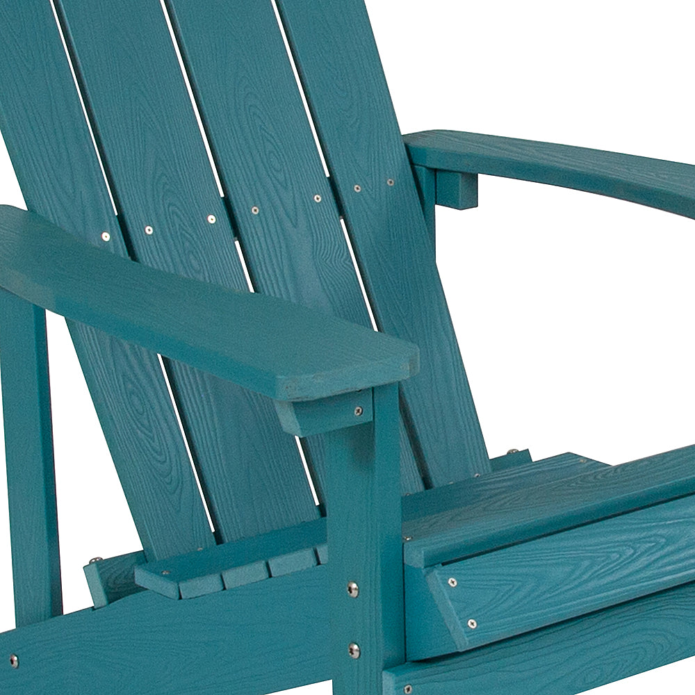 Flash Furniture - Charlestown Adirondack Chair (set of 4) - Sea Foam_3