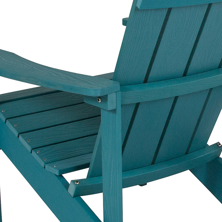 Flash Furniture - Charlestown Adirondack Chair (set of 4) - Sea Foam_2