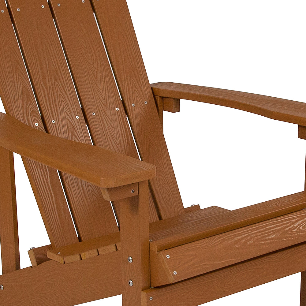 Flash Furniture - Charlestown Adirondack Chair (set of 4) - Teak_3