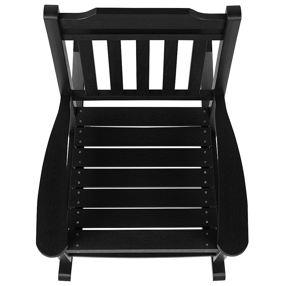 Flash Furniture - Winston Rocking Patio Chair (set of 2) - Black_3