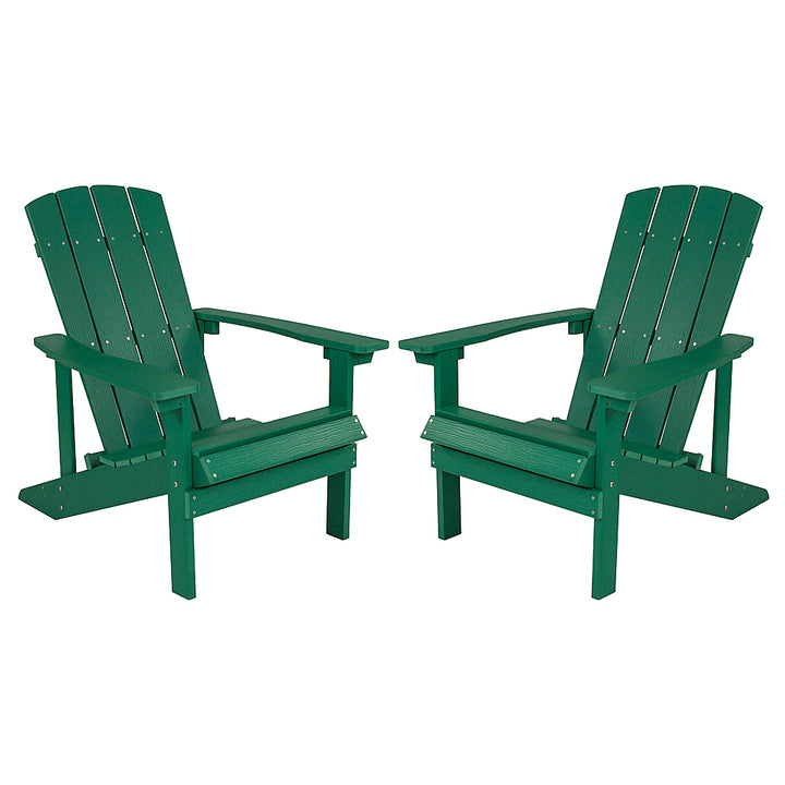Flash Furniture - Charlestown Adirondack Chair (set of 2) - Green_0
