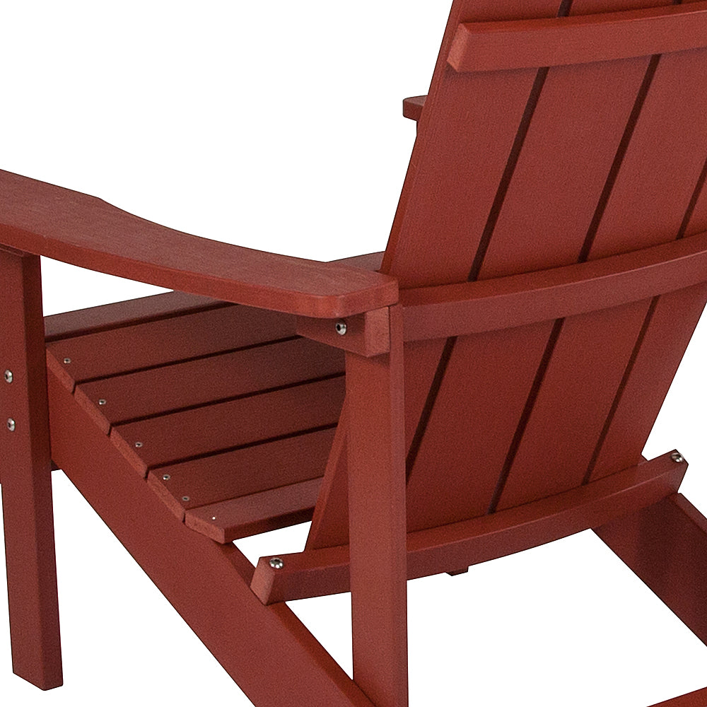 Flash Furniture - Charlestown Adirondack Chair (set of 4) - Red_3