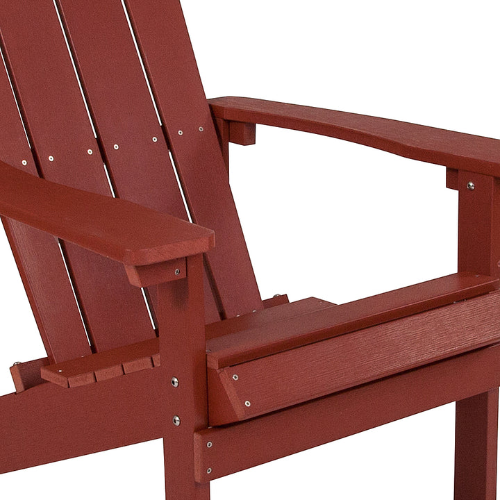 Flash Furniture - Charlestown Adirondack Chair (set of 4) - Red_2