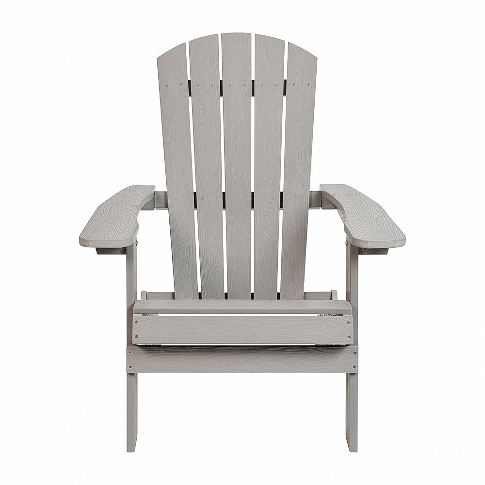 Flash Furniture - Charlestown Adirondack Chair - Gray_8