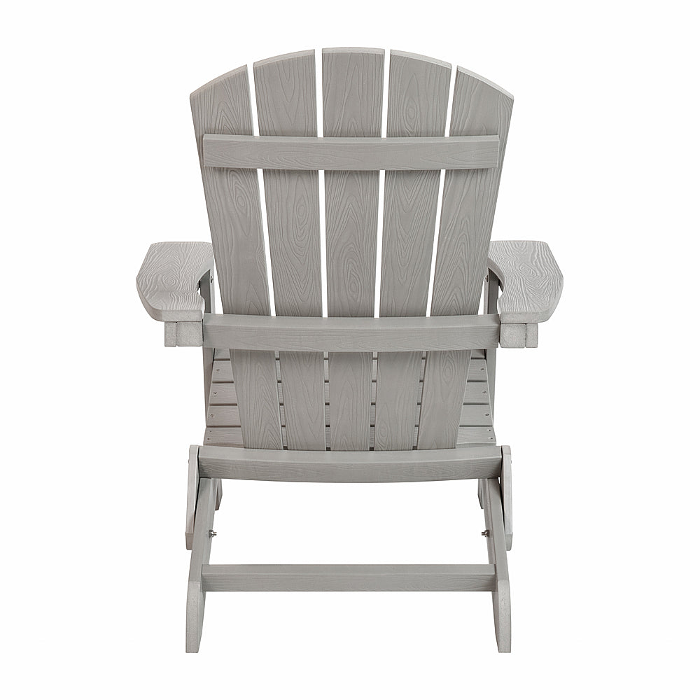 Flash Furniture - Charlestown Adirondack Chair - Gray_4