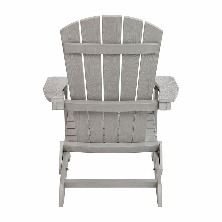 Flash Furniture - Charlestown Adirondack Chair - Gray_4