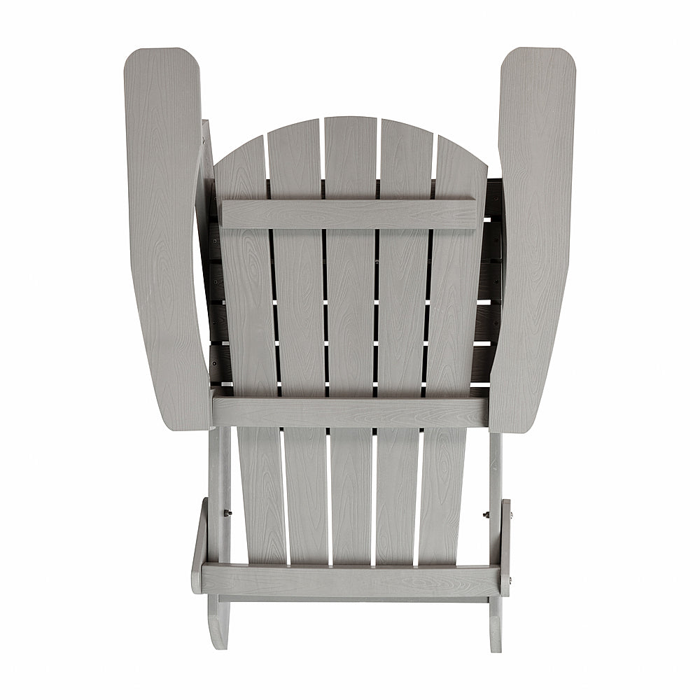 Flash Furniture - Charlestown Adirondack Chair - Gray_5