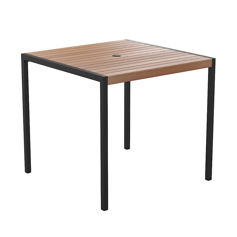 Flash Furniture - Lark Modern Patio Table - Teak_0