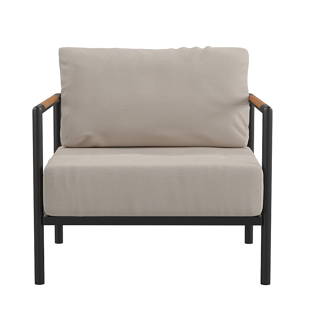 Flash Furniture - Lea Patio Lounge Chair - Beige_8