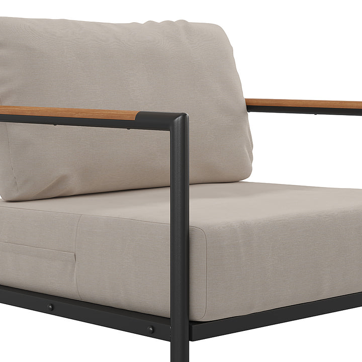 Flash Furniture - Lea Patio Lounge Chair - Beige_3