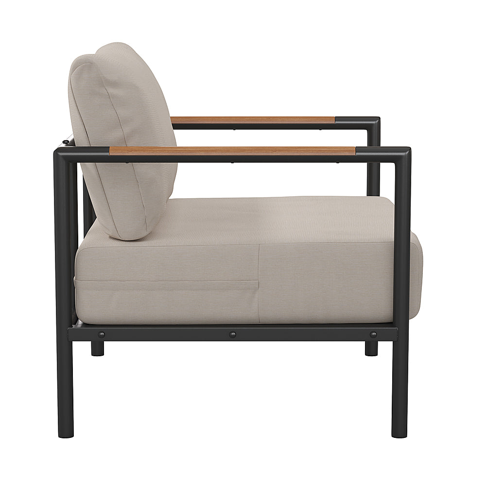 Flash Furniture - Lea Patio Lounge Chair - Beige_4