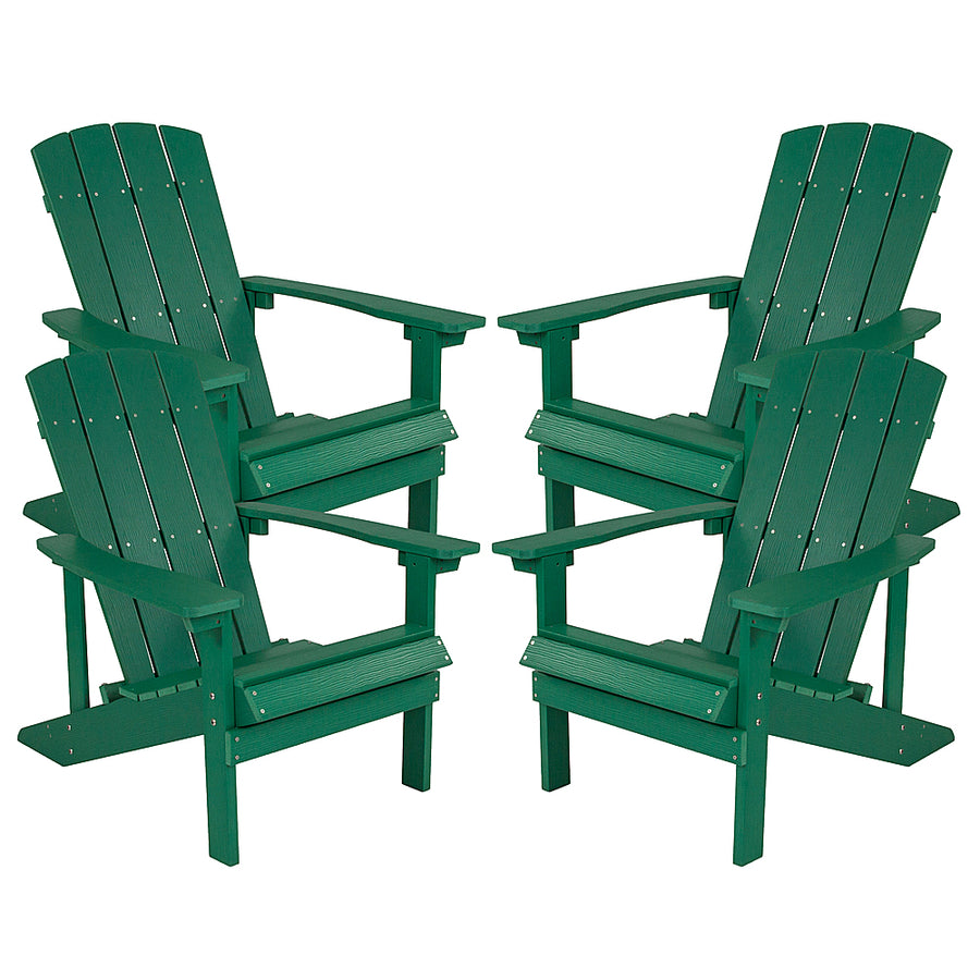 Flash Furniture - Charlestown Adirondack Chair (set of 4) - Green_0