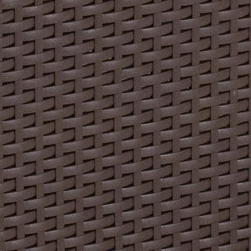 Flash Furniture - Seneca Outdoor Rectangle Contemporary Resin 4 Piece Patio Set - Chocolate Brown_1