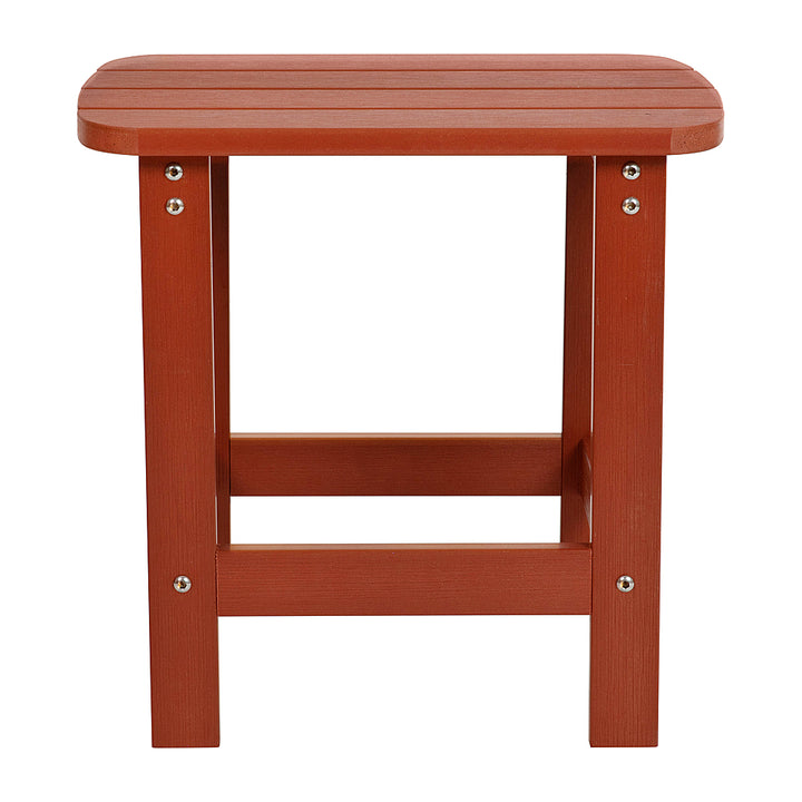 Flash Furniture - Charlestown Classic Adirondack Side Table - Red_6