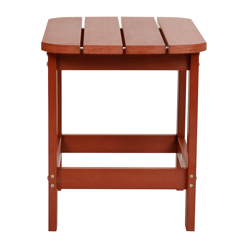 Flash Furniture - Charlestown Classic Adirondack Side Table - Red_4