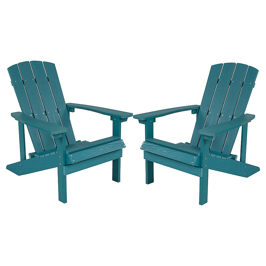 Flash Furniture - Charlestown Adirondack Chair (set of 2) - Sea Foam_0