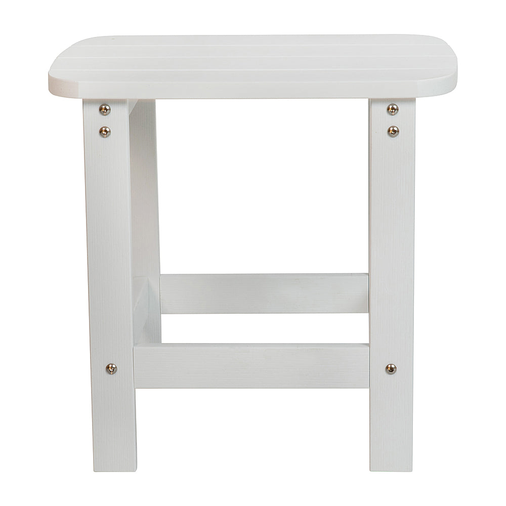 Flash Furniture - Charlestown Classic Adirondack Side Table - White_5