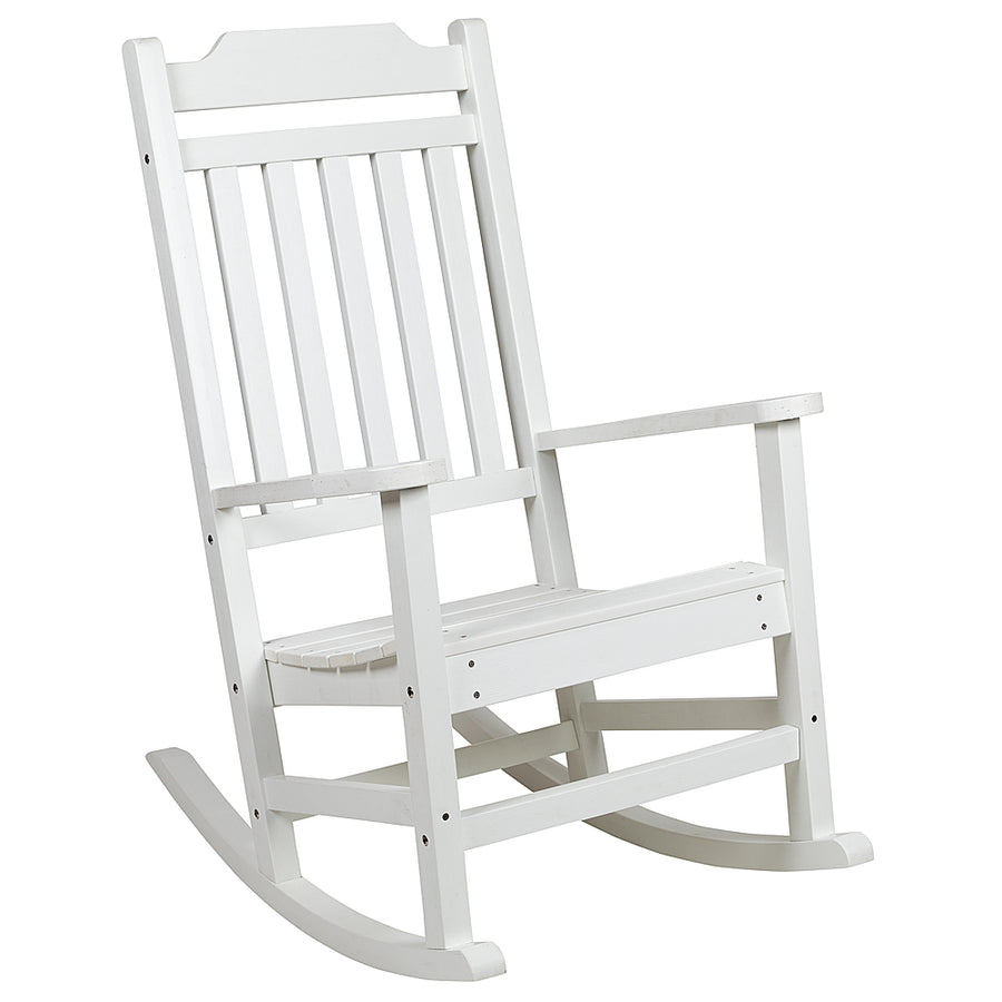 Flash Furniture - Winston Rocking Patio Chair - White_0