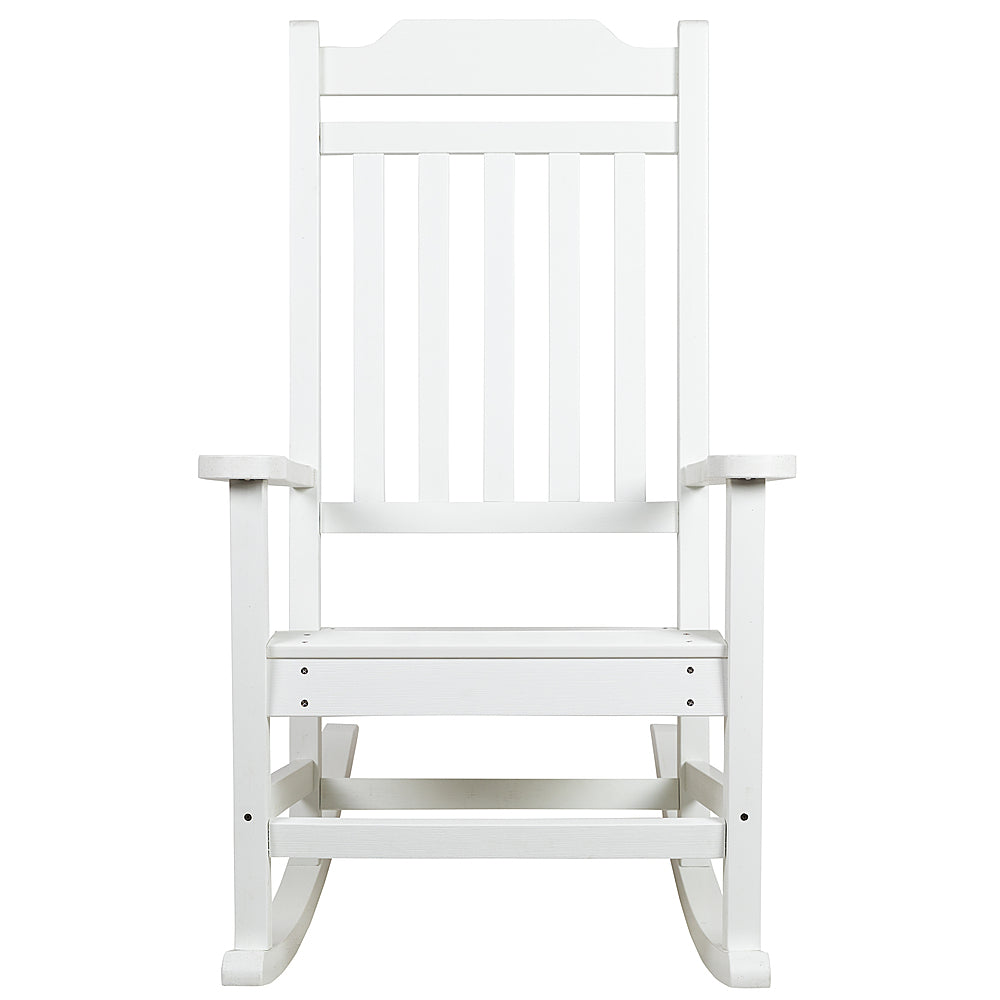 Flash Furniture - Winston Rocking Patio Chair - White_7