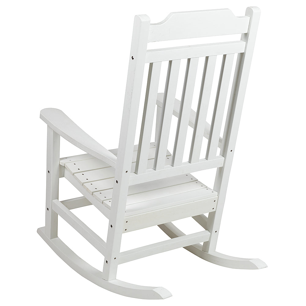 Flash Furniture - Winston Rocking Patio Chair - White_5
