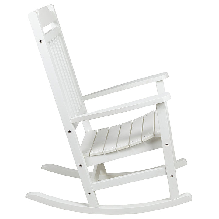 Flash Furniture - Winston Rocking Patio Chair - White_4
