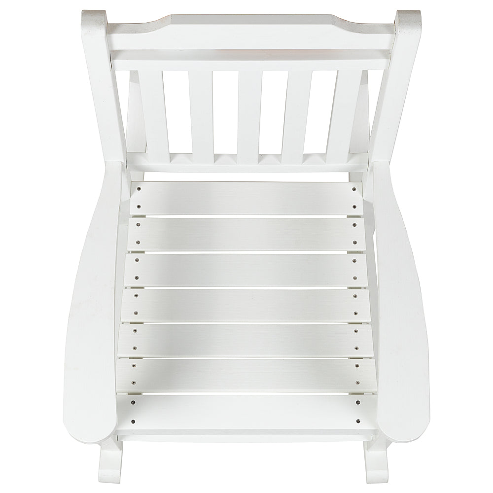 Flash Furniture - Winston Rocking Patio Chair - White_3