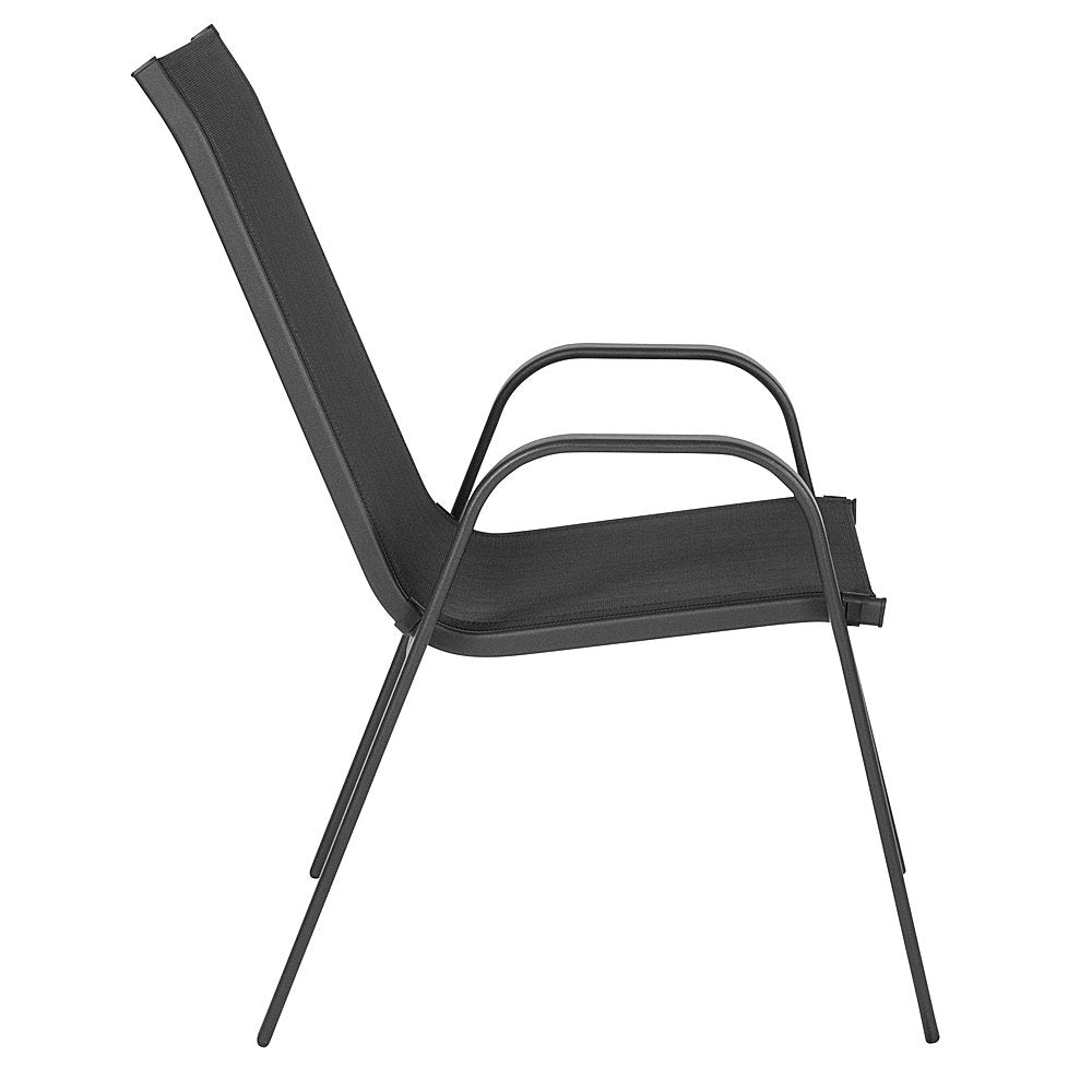 Flash Furniture - Brazos Patio Chair (set of 4) - Black_4