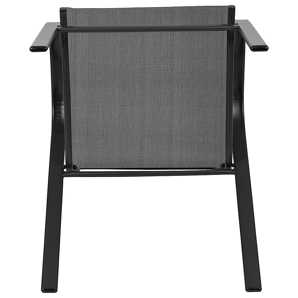 Flash Furniture - Brazos Patio Chair (set of 4) - Black_2