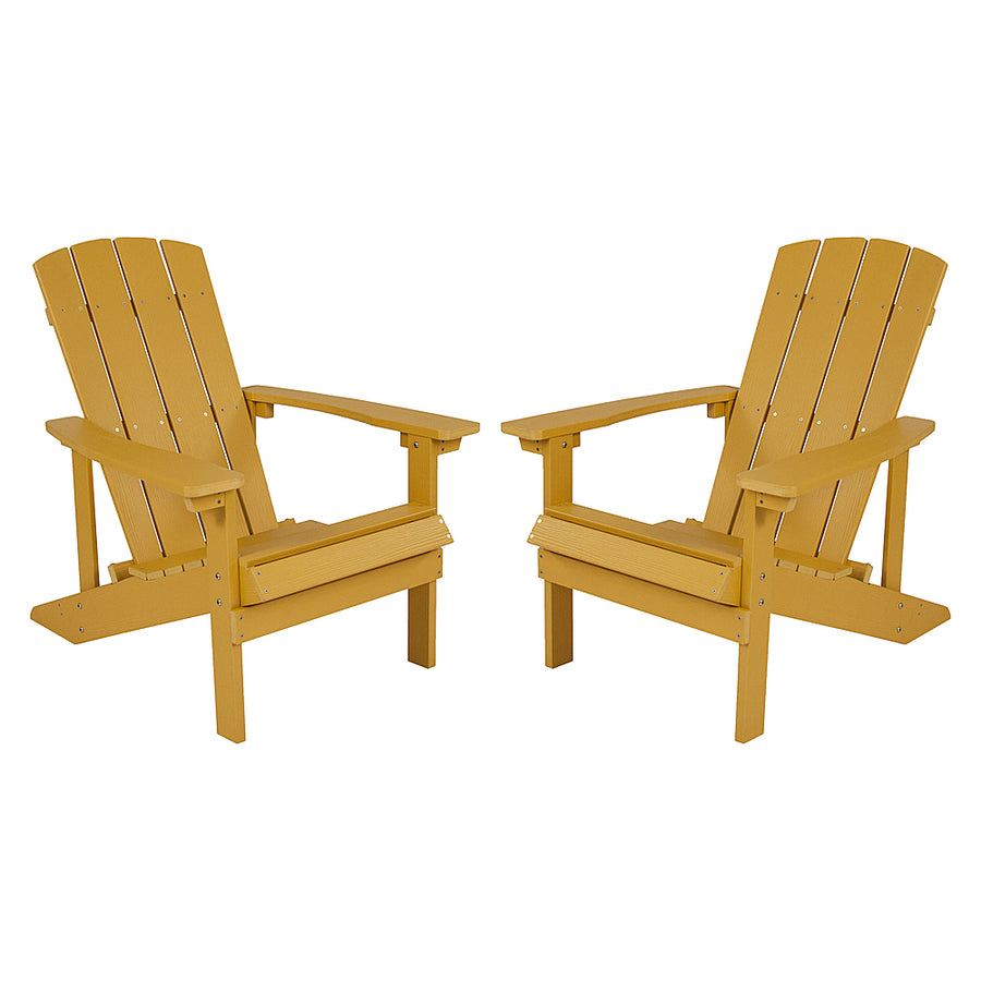 Flash Furniture - Charlestown Adirondack Chair (set of 2) - Yellow_0