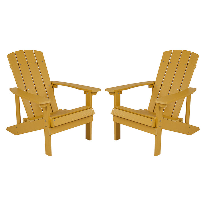 Flash Furniture - Charlestown Adirondack Chair (set of 2) - Yellow_0