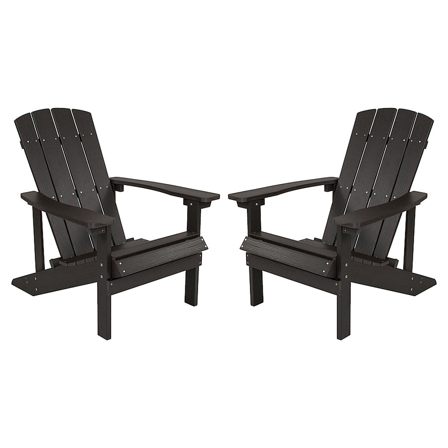 Flash Furniture - Charlestown Adirondack Chair (set of 2) - Slate Gray_0