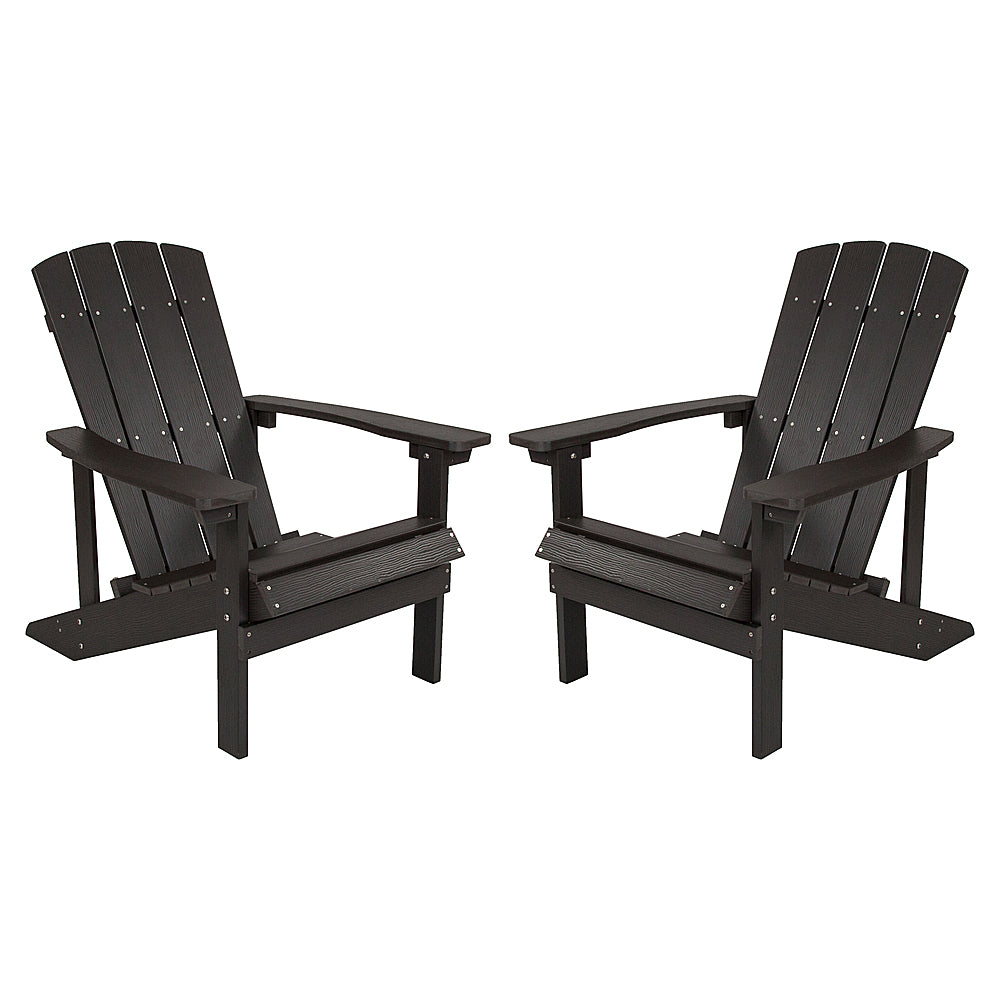 Flash Furniture - Charlestown Adirondack Chair (set of 2) - Slate Gray_0