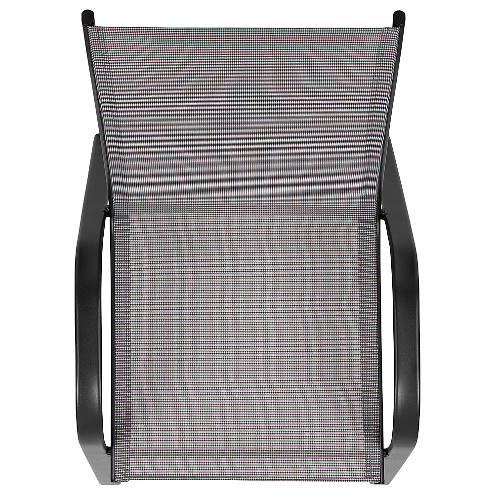Flash Furniture - Brazos Patio Chair (set of 4) - Gray_3