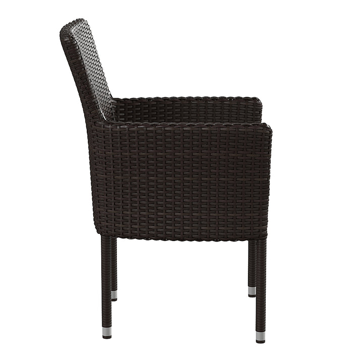 Flash Furniture - Maxim Patio Chair (set of 2) - Espresso/Cream_2