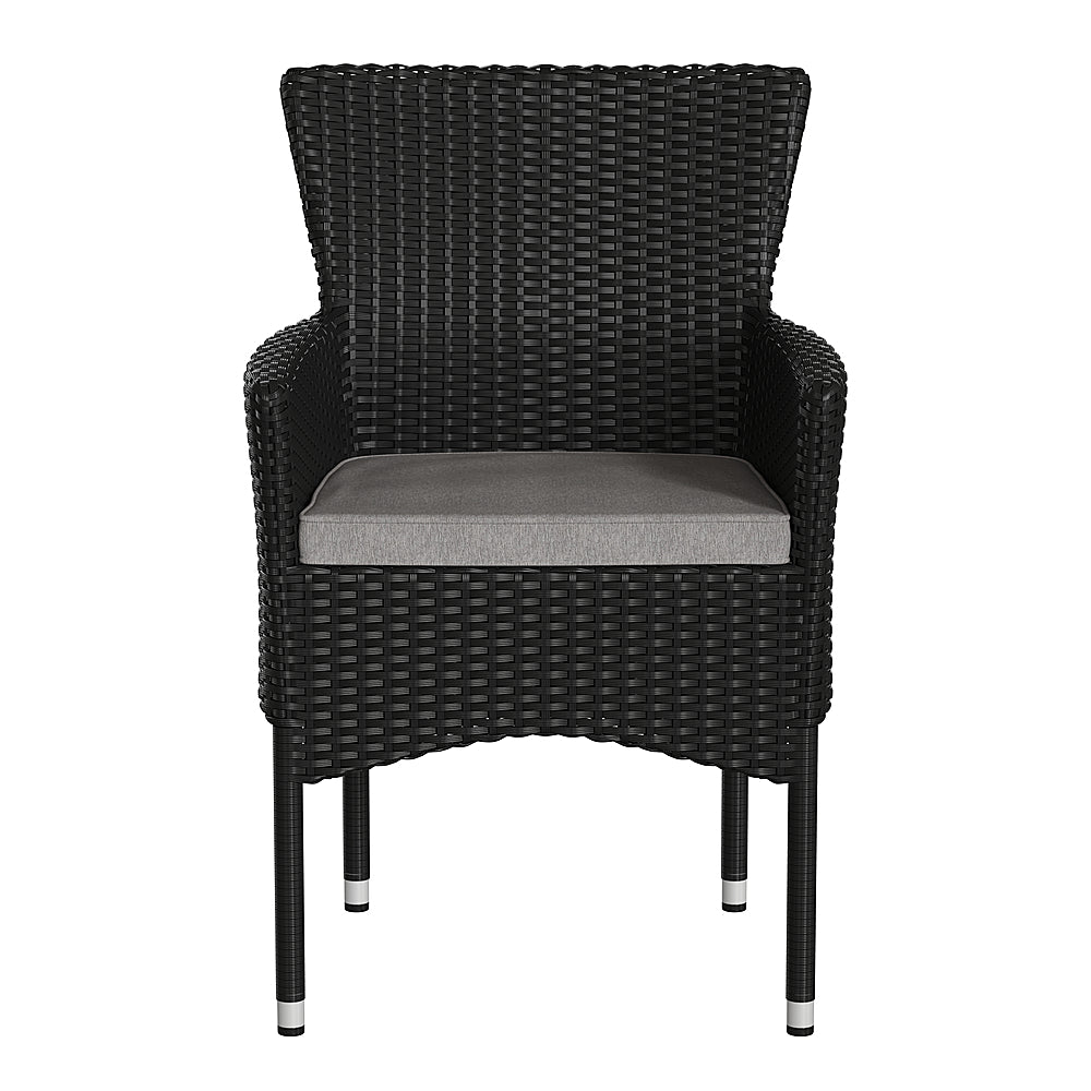 Flash Furniture - Maxim Patio Chair (set of 4) - Black/Gray_9