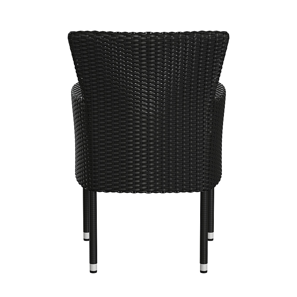 Flash Furniture - Maxim Patio Chair (set of 4) - Black/Gray_5