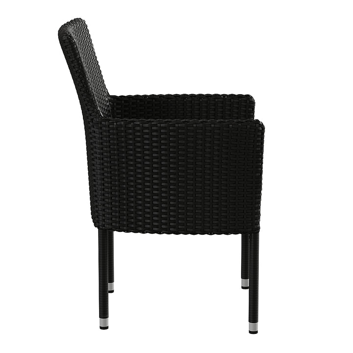 Flash Furniture - Maxim Patio Chair (set of 4) - Black/Gray_3
