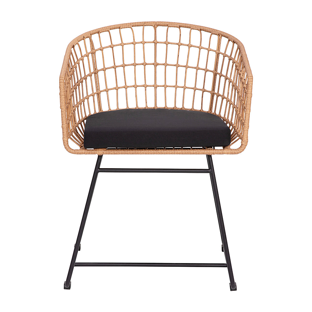 Flash Furniture - Devon Patio Lounge Chair - Natural/Black_8