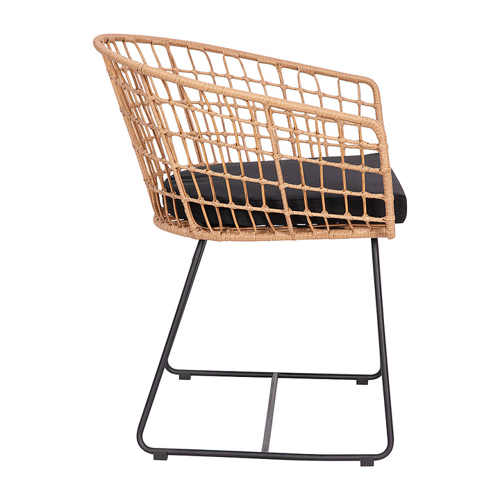 Flash Furniture - Devon Patio Lounge Chair - Natural/Black_3