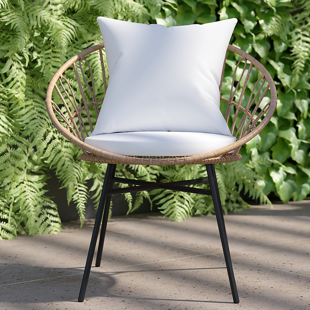 Flash Furniture - Devon Patio Lounge Chair - Tan/Light Gray_5