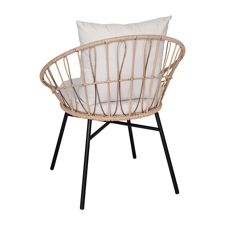 Flash Furniture - Devon Patio Lounge Chair - Tan/Light Gray_4