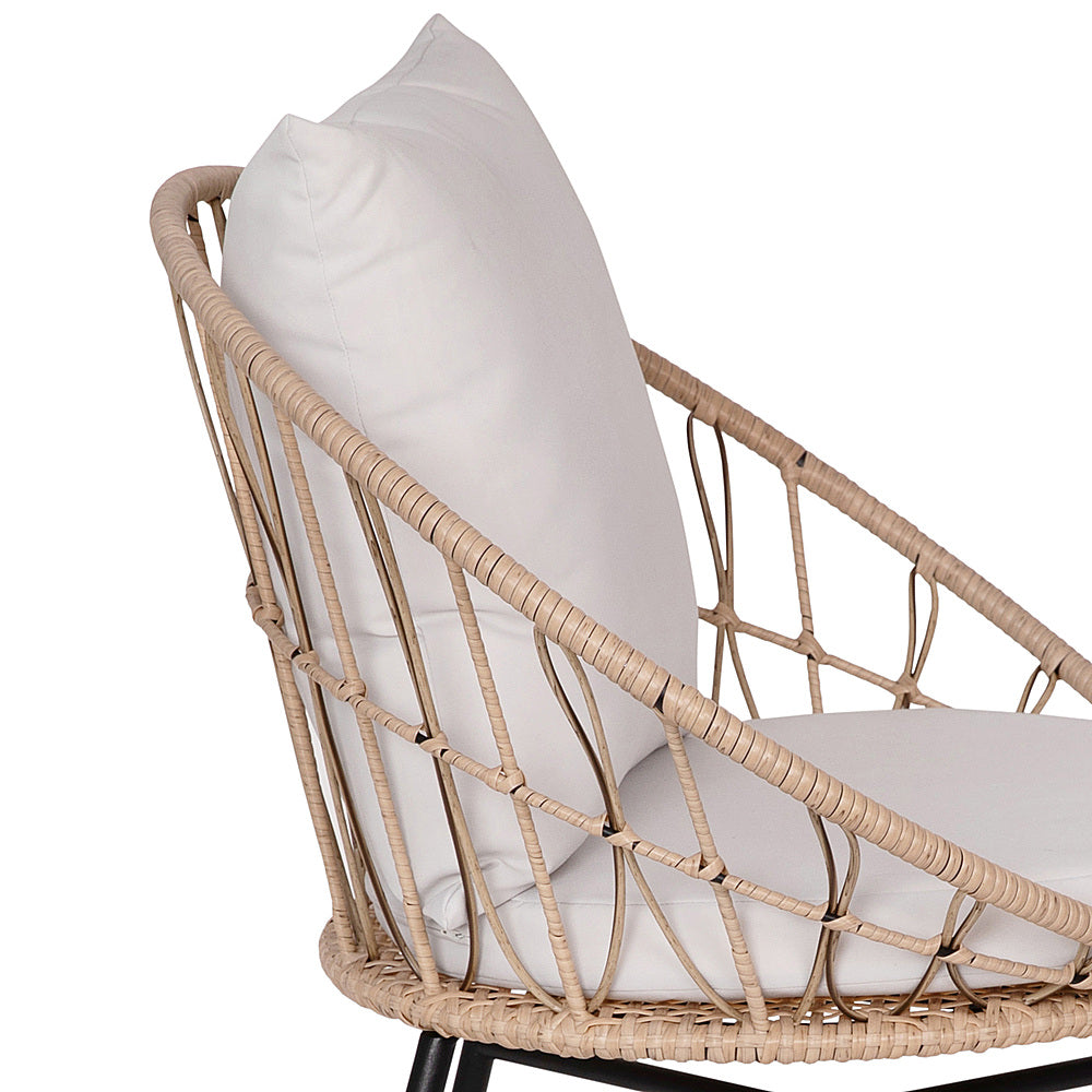 Flash Furniture - Devon Patio Lounge Chair - Tan/Light Gray_3