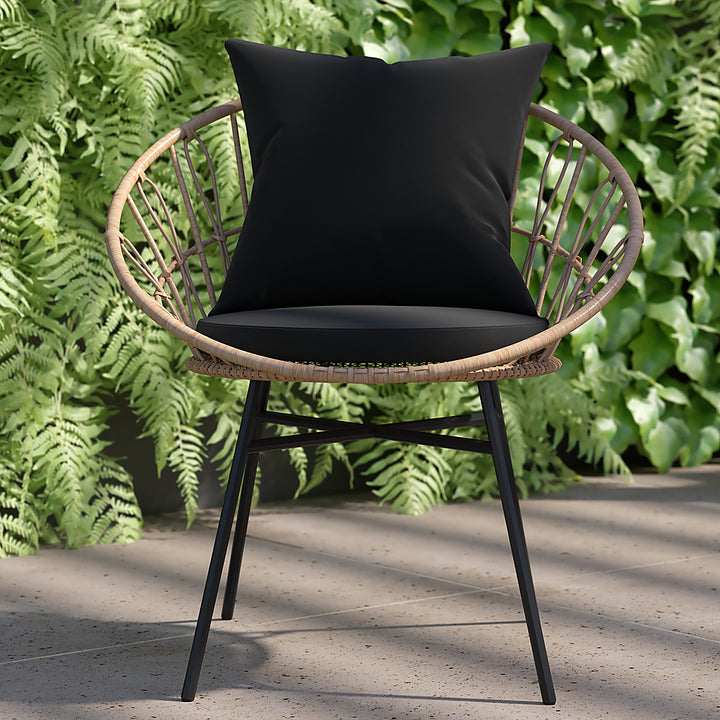 Flash Furniture - Devon Patio Lounge Chair - Tan/Black_4
