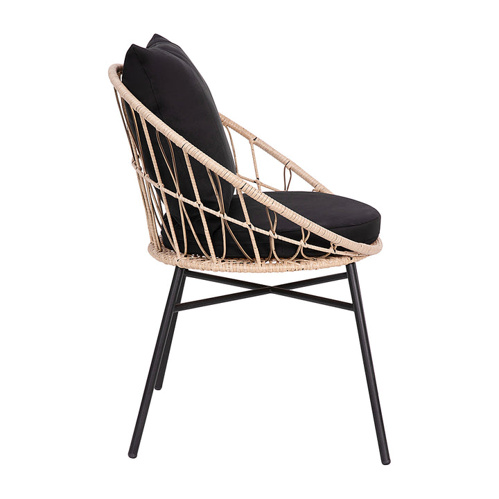 Flash Furniture - Devon Patio Lounge Chair - Tan/Black_3